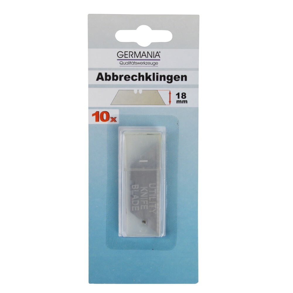 GERMANIA® Trapez Ersatzklingen Cutter 18 mm 10 Stück