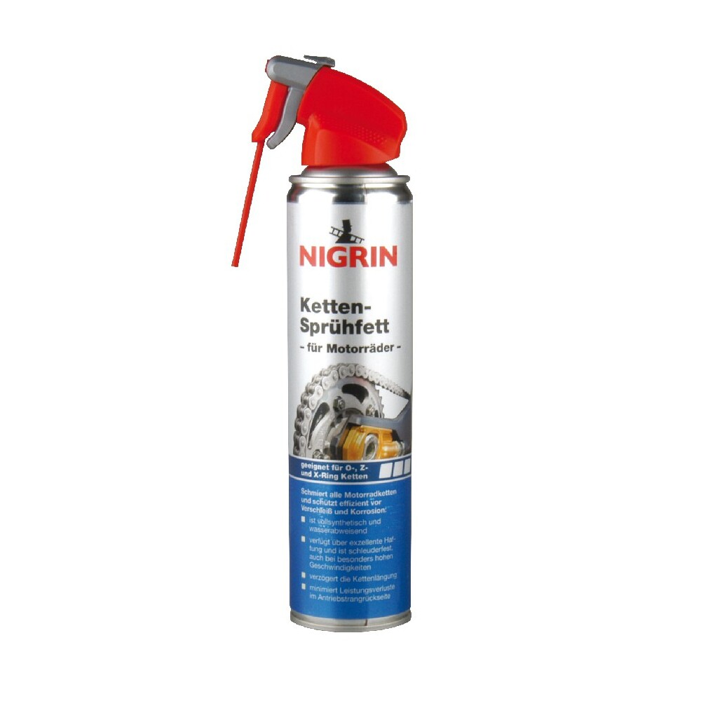 Nigrin Kettensprühfett Motorrad, 400 ml