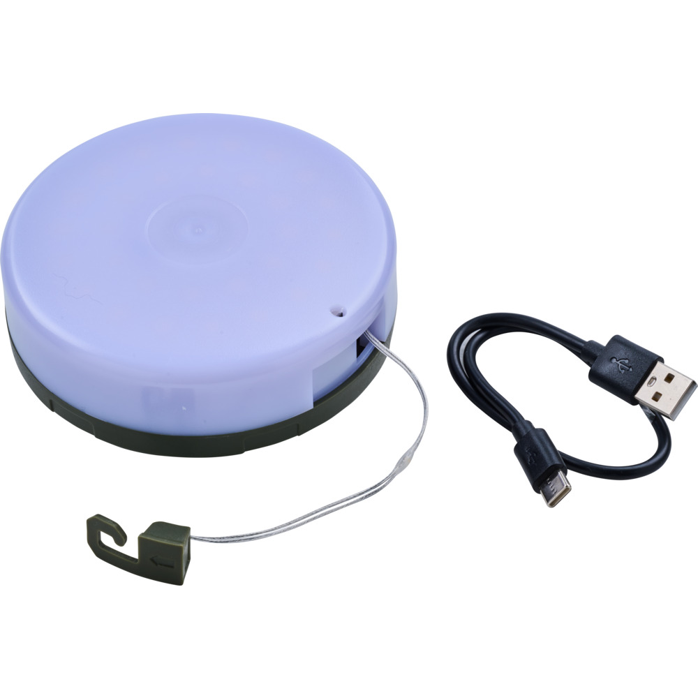 Akku LED Campinglampe mit 10m Lichterkette Farbmodi image number 0