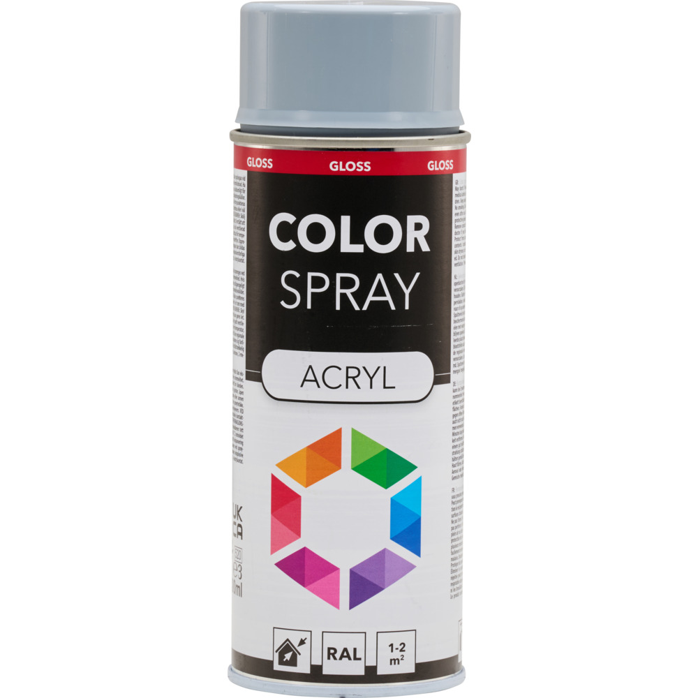 Lackspray glänzend 400 ml Acryl RAL 7001 silbergrau image number 0