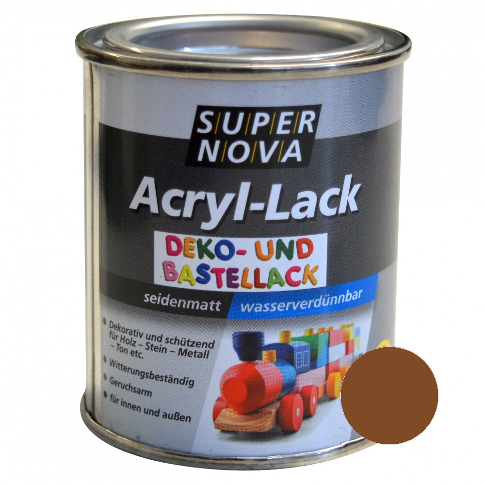 Super Nova Acryl Lack rehbraun seidenmatt für innen und außen image number 0