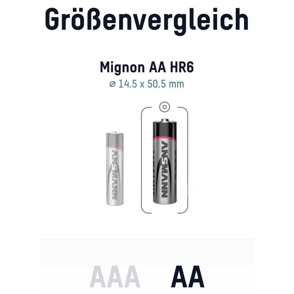 ANSMANN Alkaline Batterie Mignon AA / LR6 100er-Box image number 3