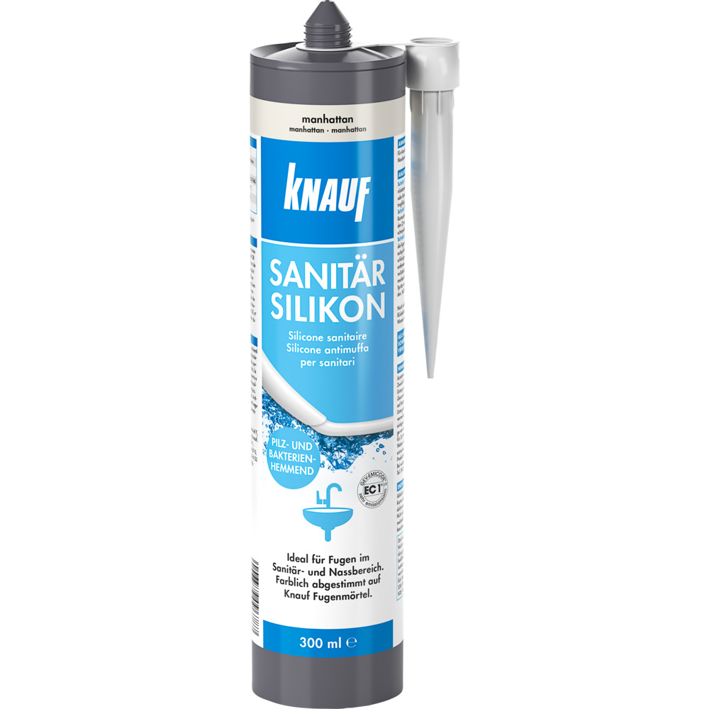 Knauf Sanitär-Silikon 300 ml manhattan image number 0
