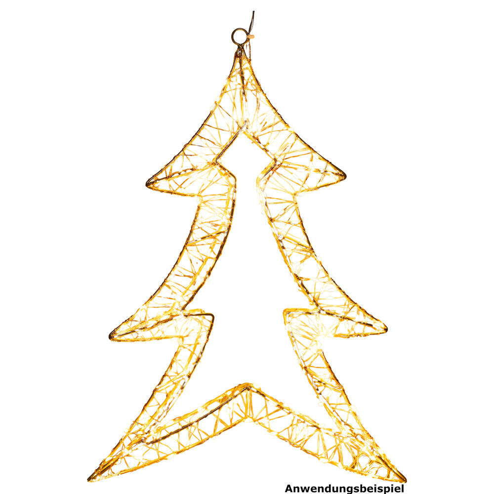 LED-Tannenbaum aus Metall, 240 LEDs