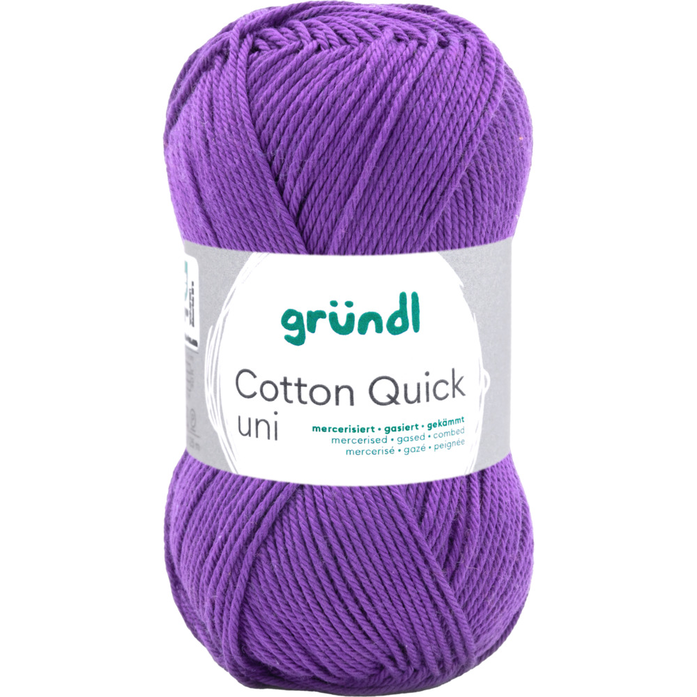 Garn Cotton Quick uni 50 g violett