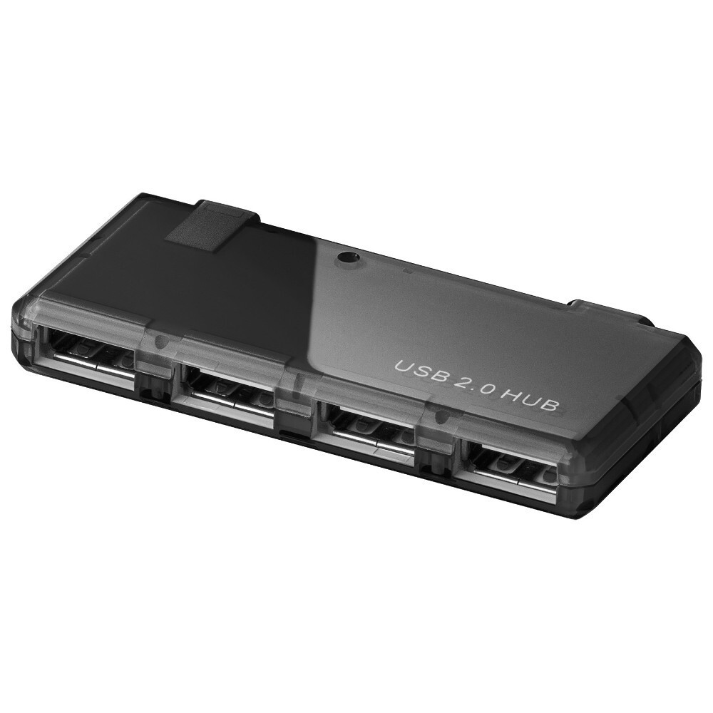 USB 2.0  Hub 4-Port mini schwarz Verteiler