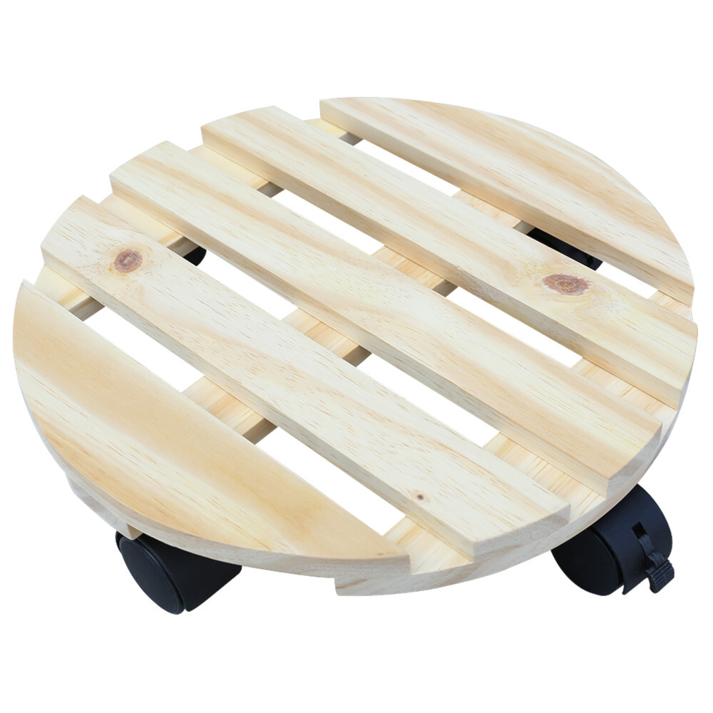 Pflanzenroller rund Ø 30 cm aus Kiefernhol