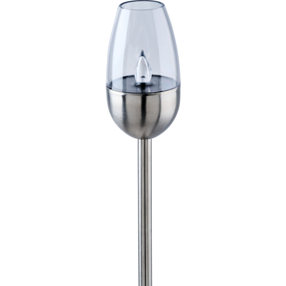 LED-Solar-Gartenfackel 112 cm aus Edelstahl image number 2