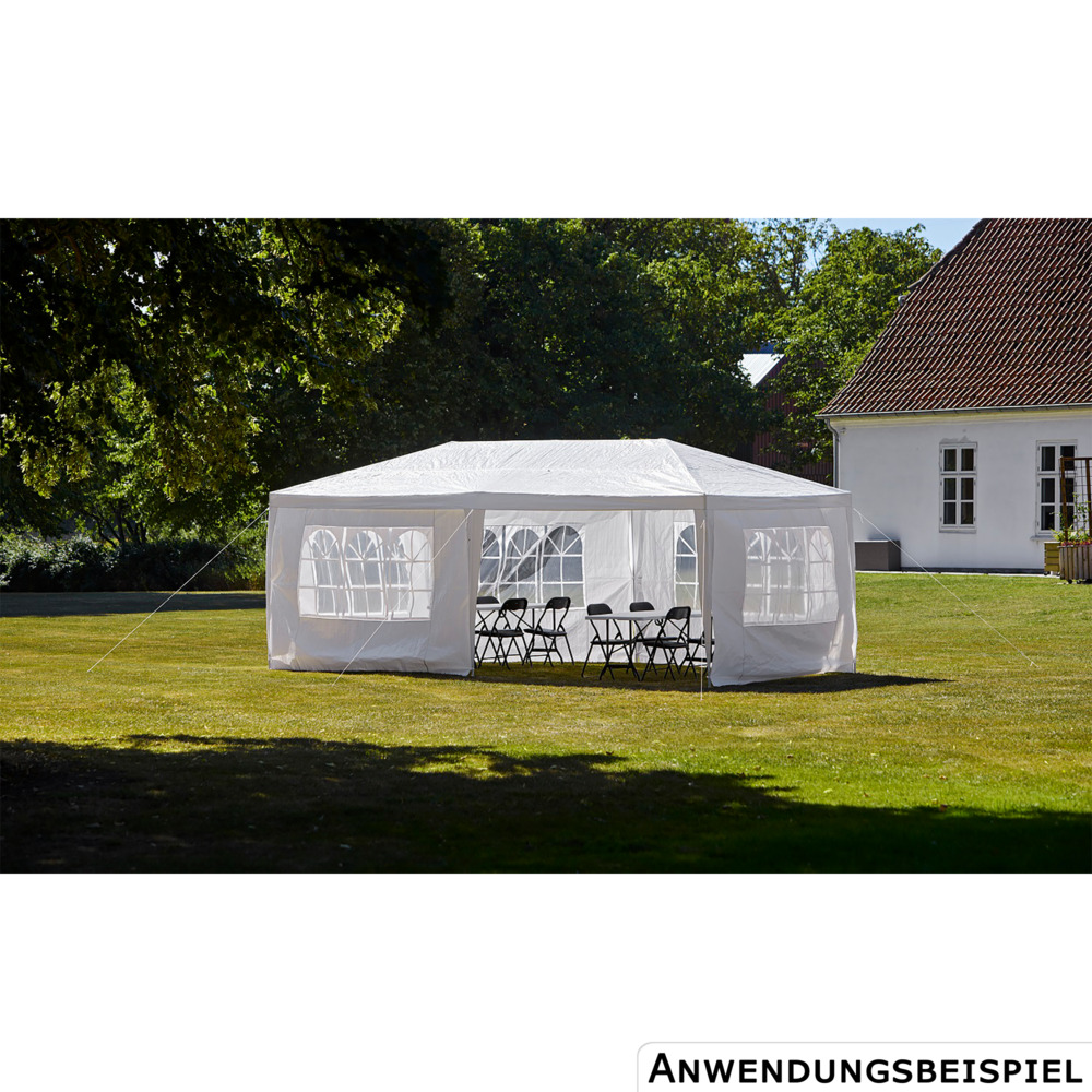 Pavillon 3 x 6 m mit Sichtfenstern image number 3