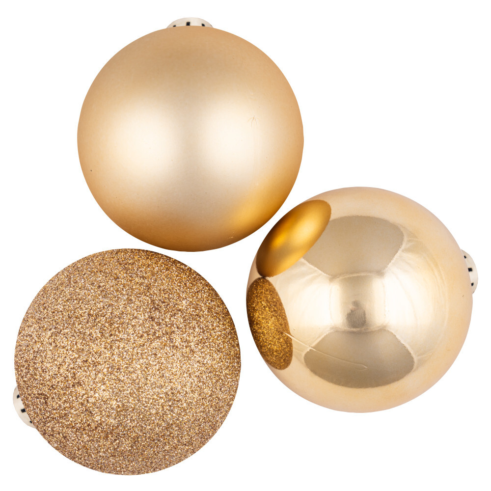 Weihnachtskugel Set 14-teilig 3 cm aus Kunststoff in verschiedenen Farben image number 5