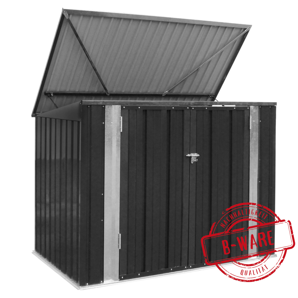 Mülltonnenbox für 2 Mülltonnen 120 oder 240 Liter - B-Ware