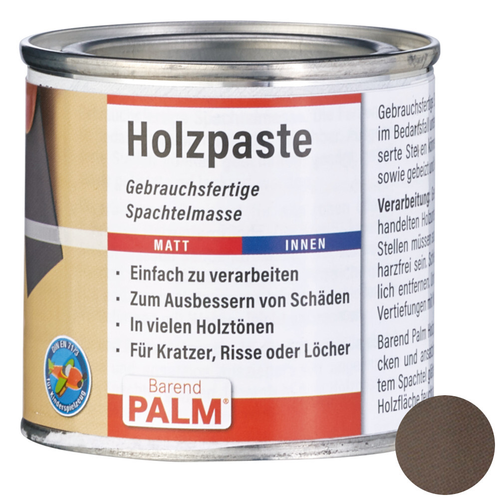 Barend Palm Holzpaste Mahagoni-Dunkel 150 g image number 0