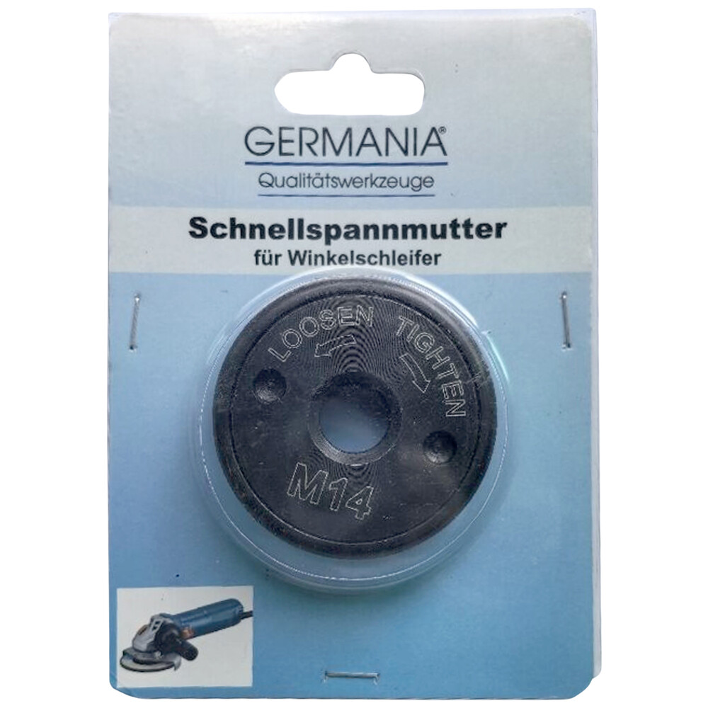 GERMANIA® Schnellspannmutter für Winkelschleifer mit M14 Gewinde