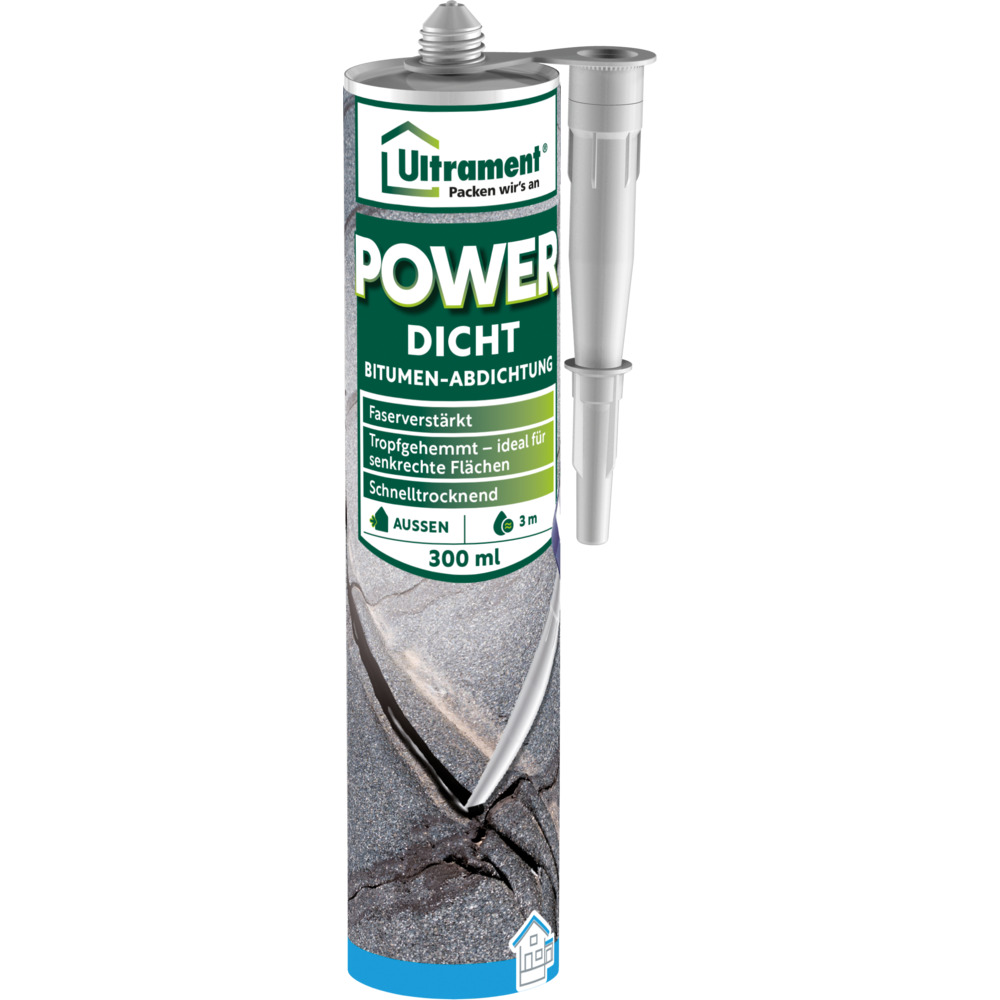 Power Dicht 300 ml Bitumen Dichtanstrich image number 0