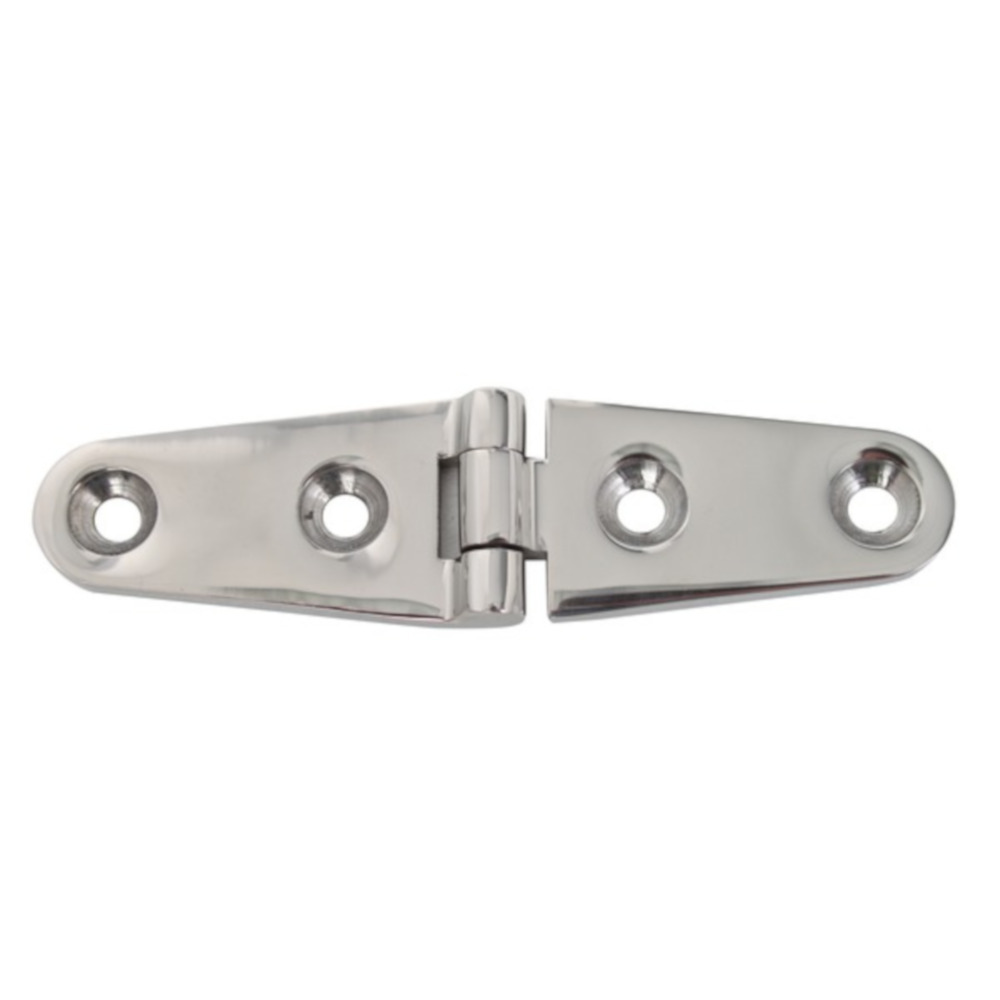 Scharnier 25 x 100 x 4 mm aus A4 Edelstahl