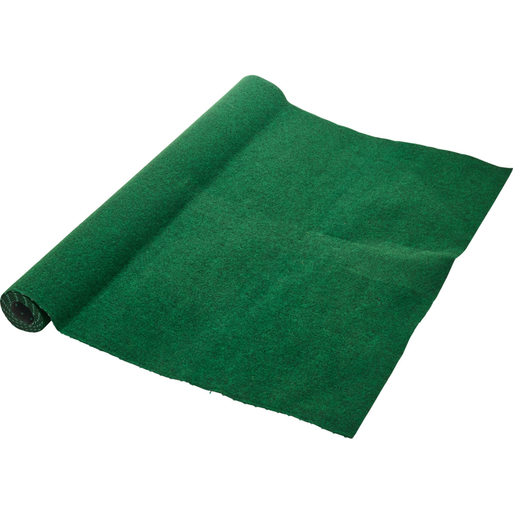 Kunstrasenteppich 100 x 200 cm in Gr&uuml;n mit rutschfestem Untergrund