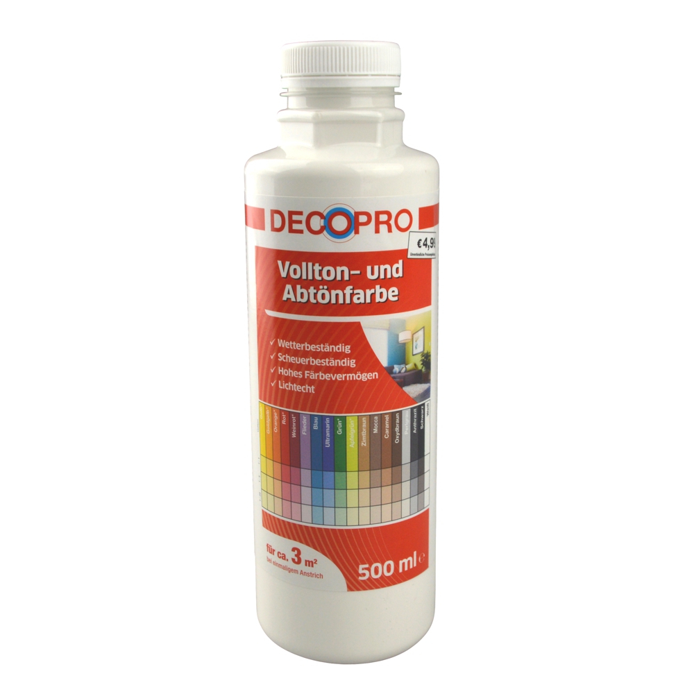 DECOPRO Vollton und Abtönfarbe weiß image number 0