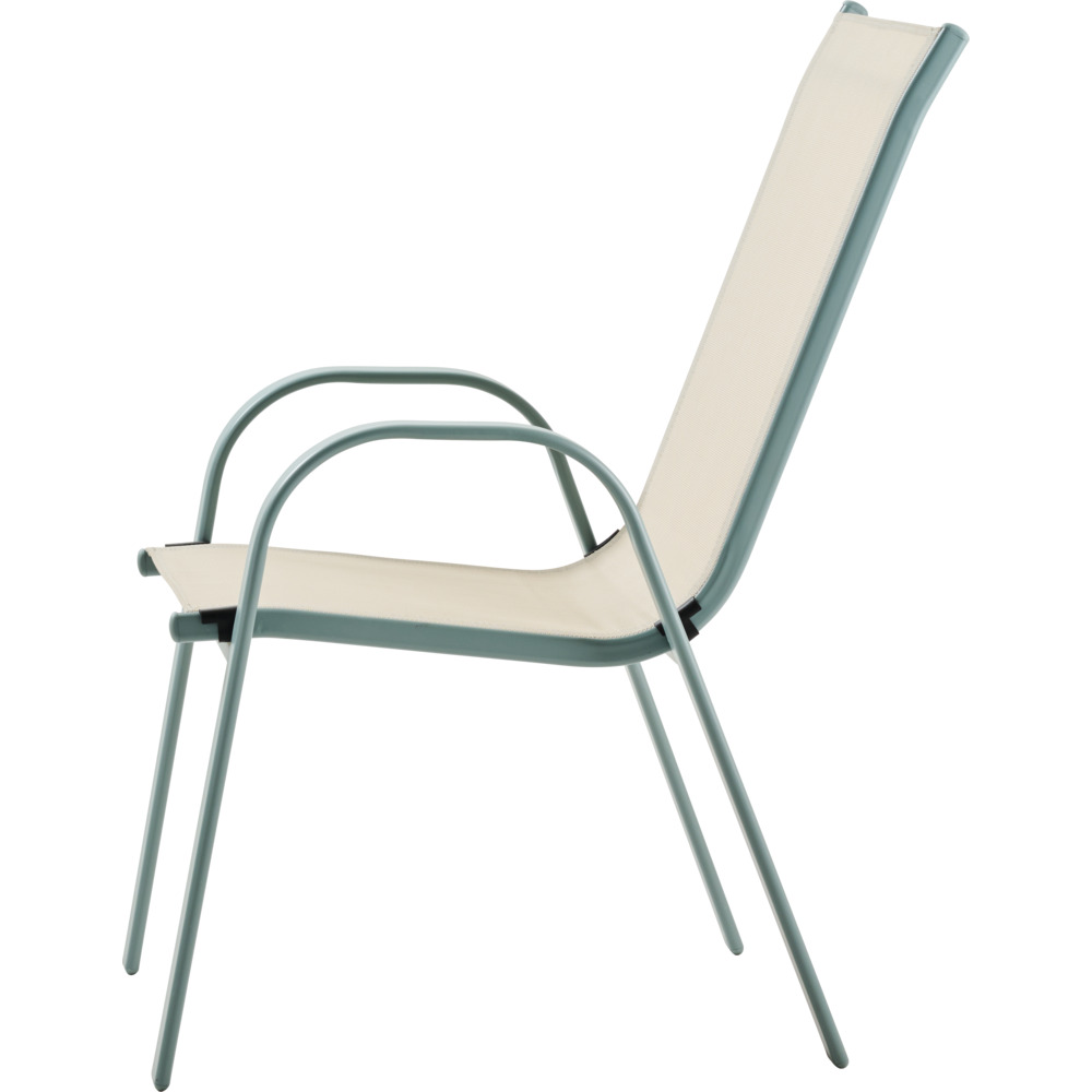 Stapelsessel mit Textilbespannung, hellgrau image number 1