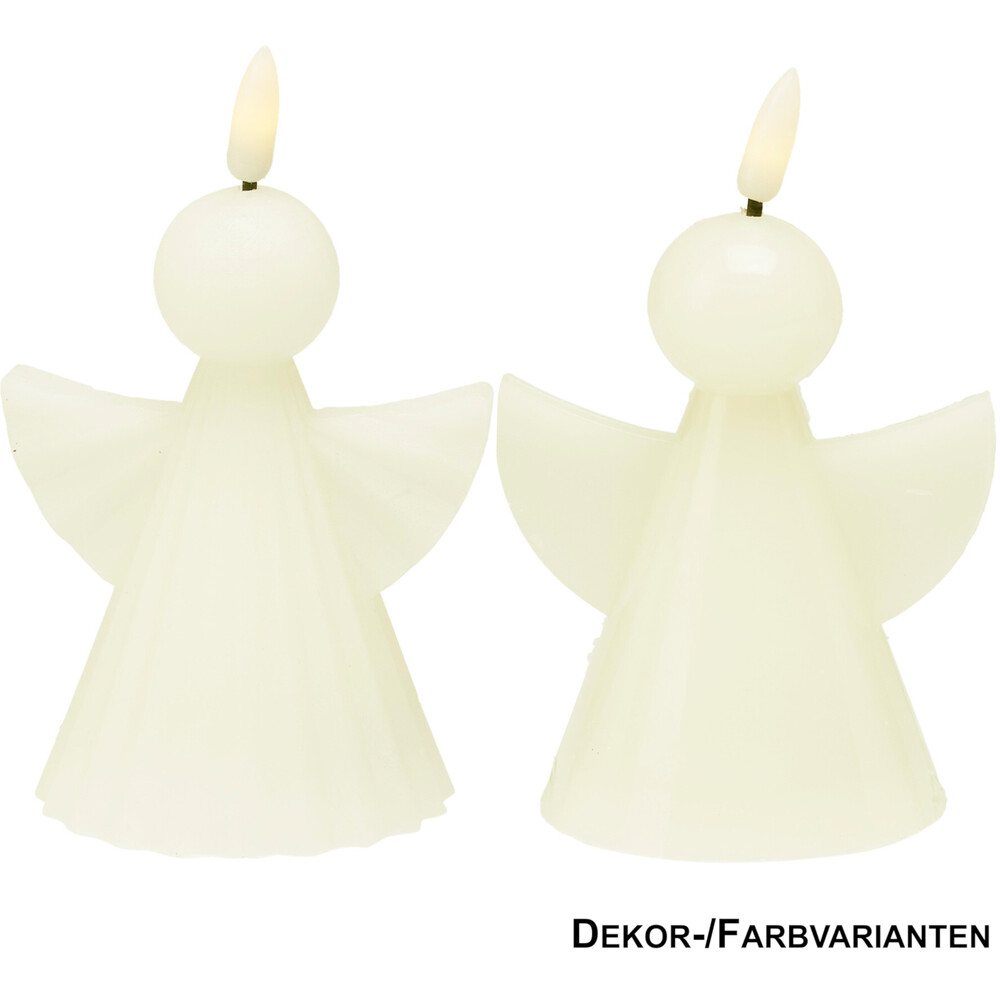 LED-Kerze Engel 2-fach sortiert