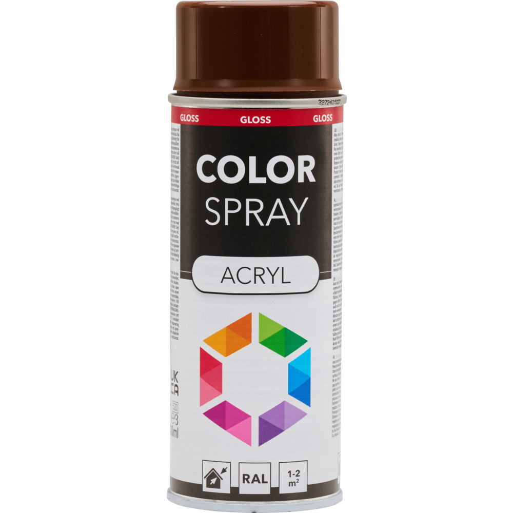 Lackspray 400 ml Acryl RAL8011 nussbraun glänzend
