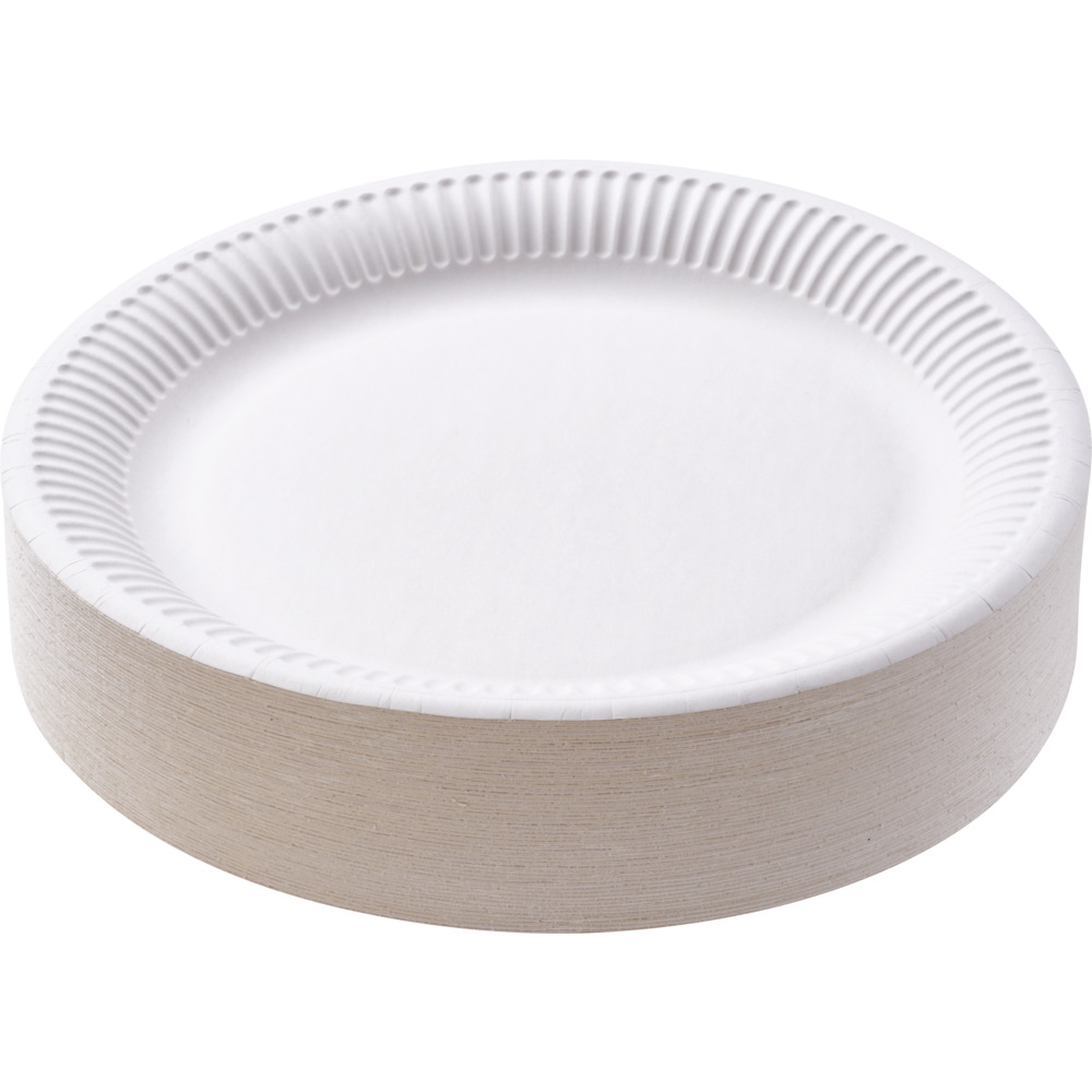 Pappteller weiß, Ø 23 cm, 100 Stück