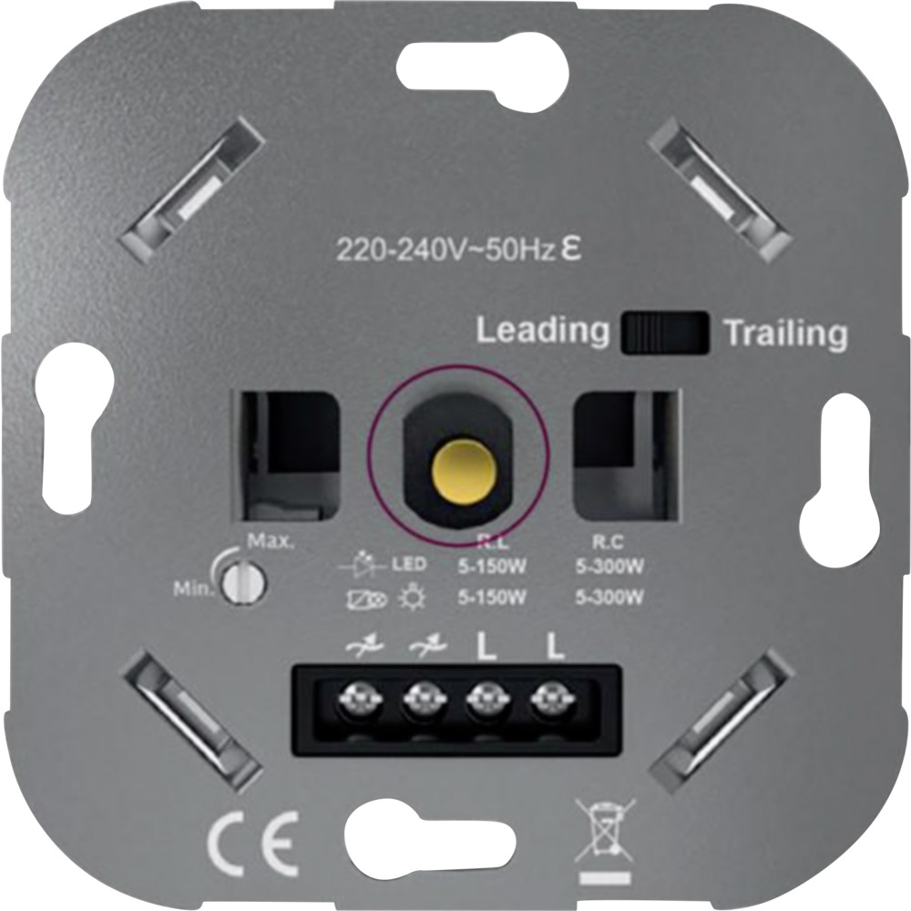 Universaldimmer LED-/Halogen, UP, IP20 image number 0