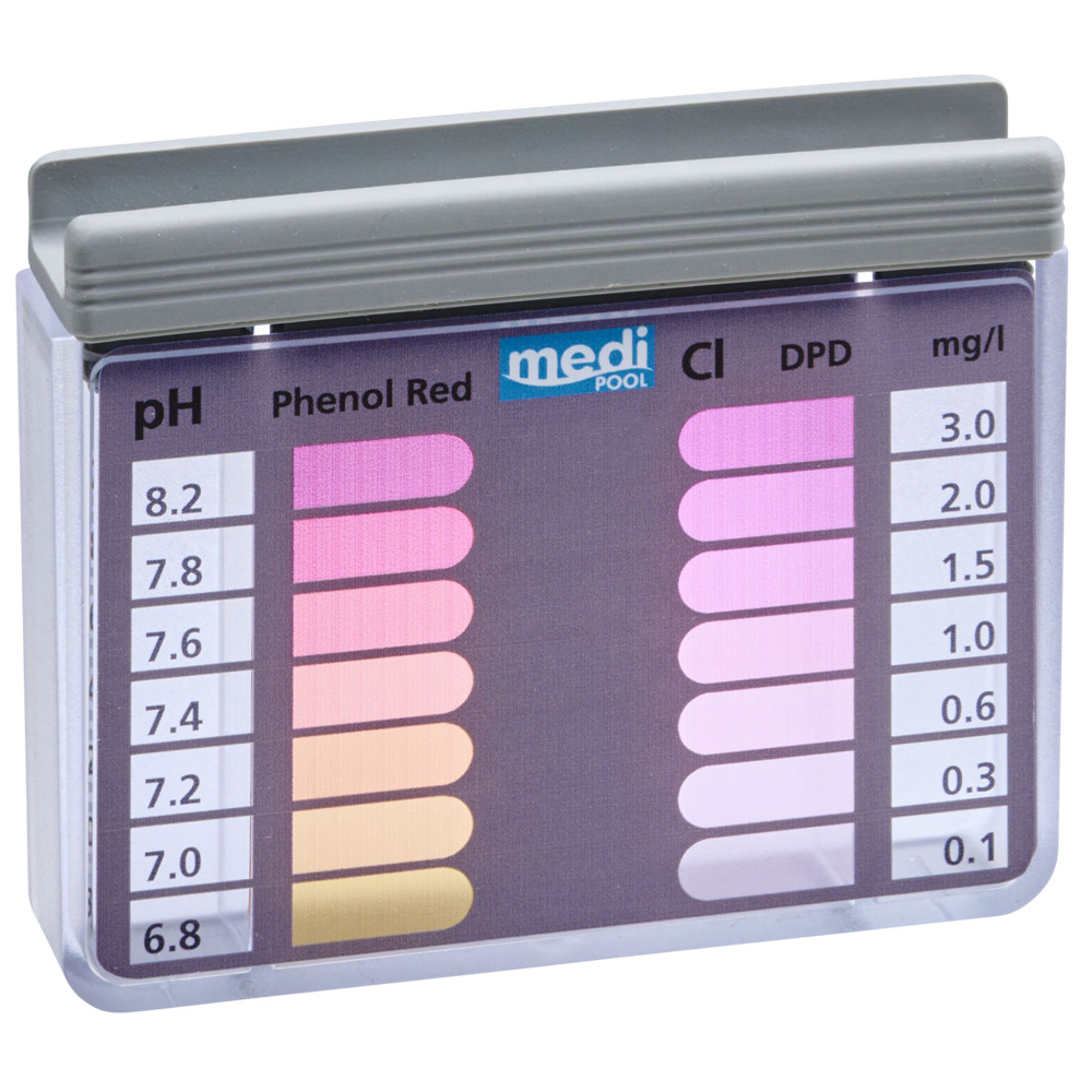 Pooltester für Chlor und pH-Wert mit Tabletten