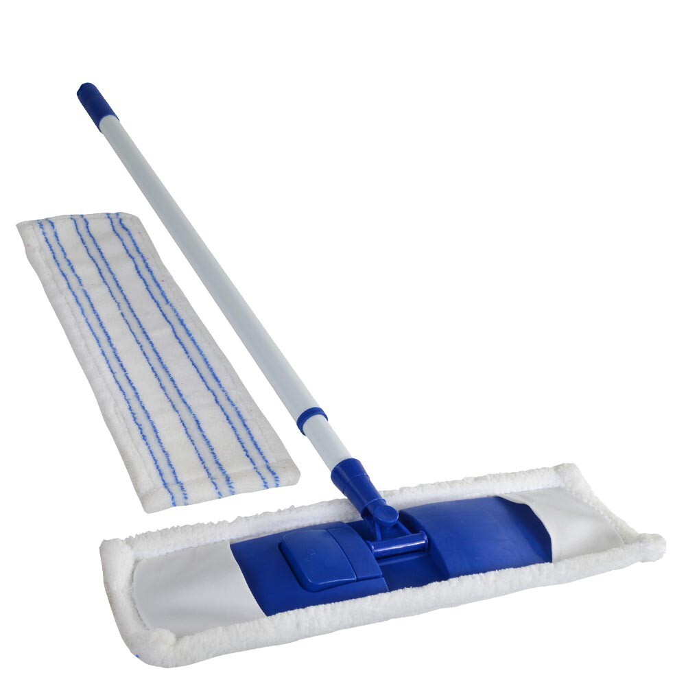 Bodenwischer Set 4-teilig Microfaser, Teleskopstiel