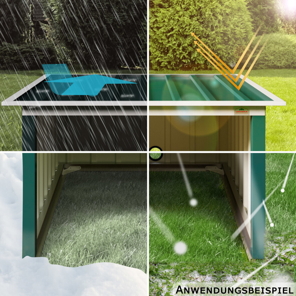 Mähroboter Garage 89 x 90 x 54 cm Grün image number 6