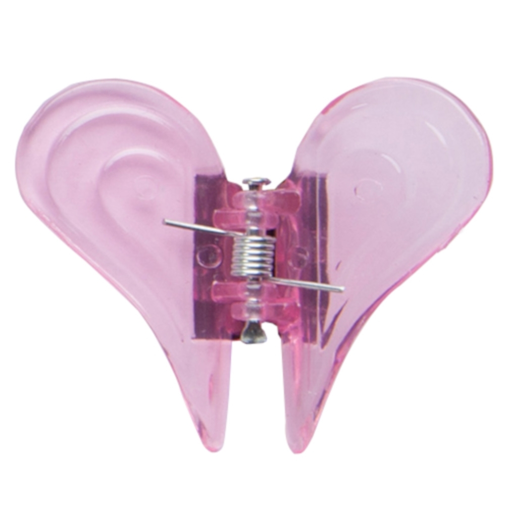 Orchideen-Clip in transparent pink