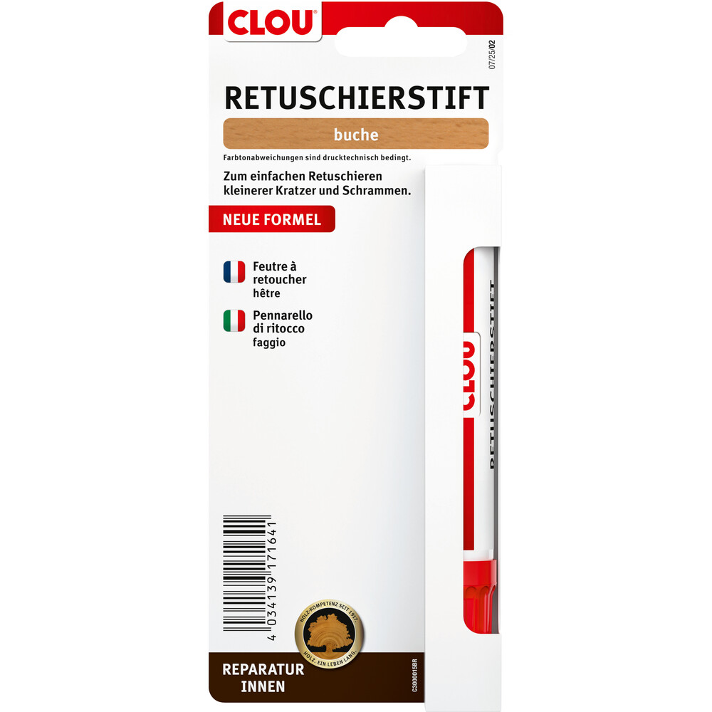 Clou Retuschierstift Nr. 15 Buche, 1 Stück