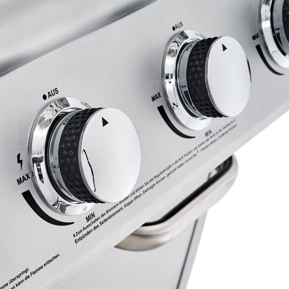 Gasgrill fahrbar Infrarot-Steak Zone silber-schwarz image number 8