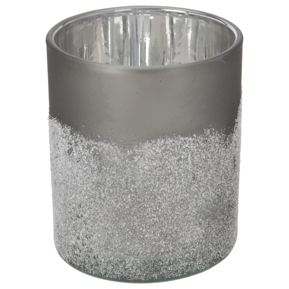 Teelichthalter Ø 7 x 8 cm aus Glas