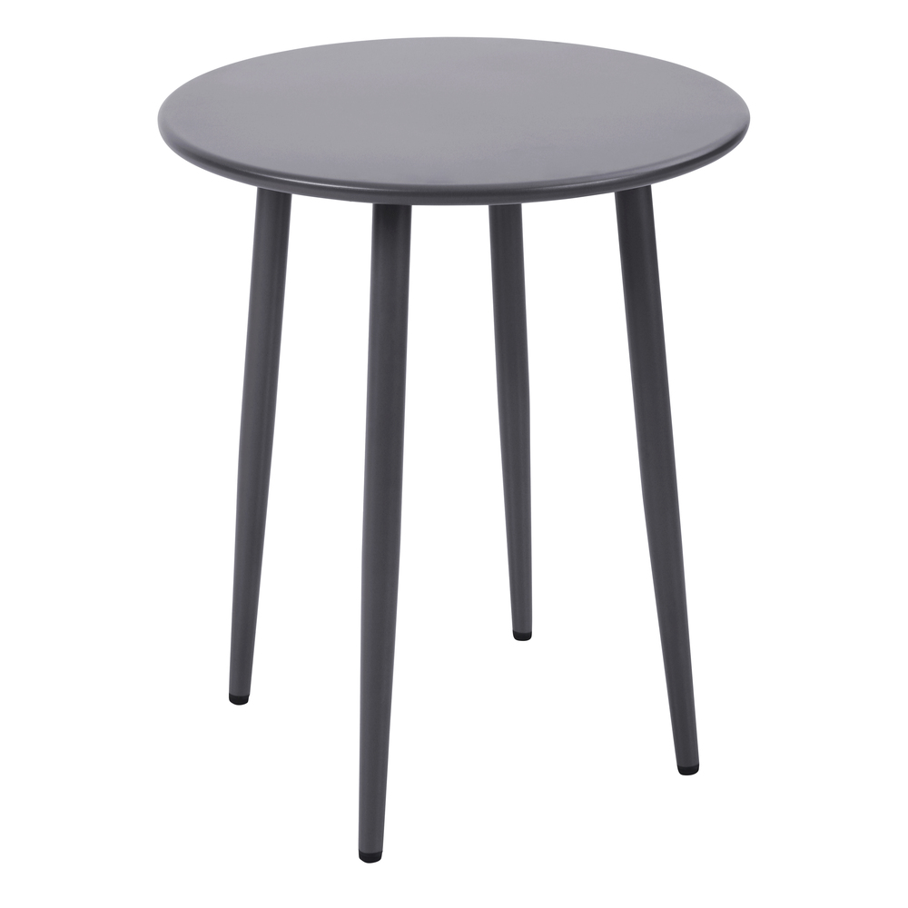Bistrotisch rund Ø 60 cm Stahl hellgrau image number 0