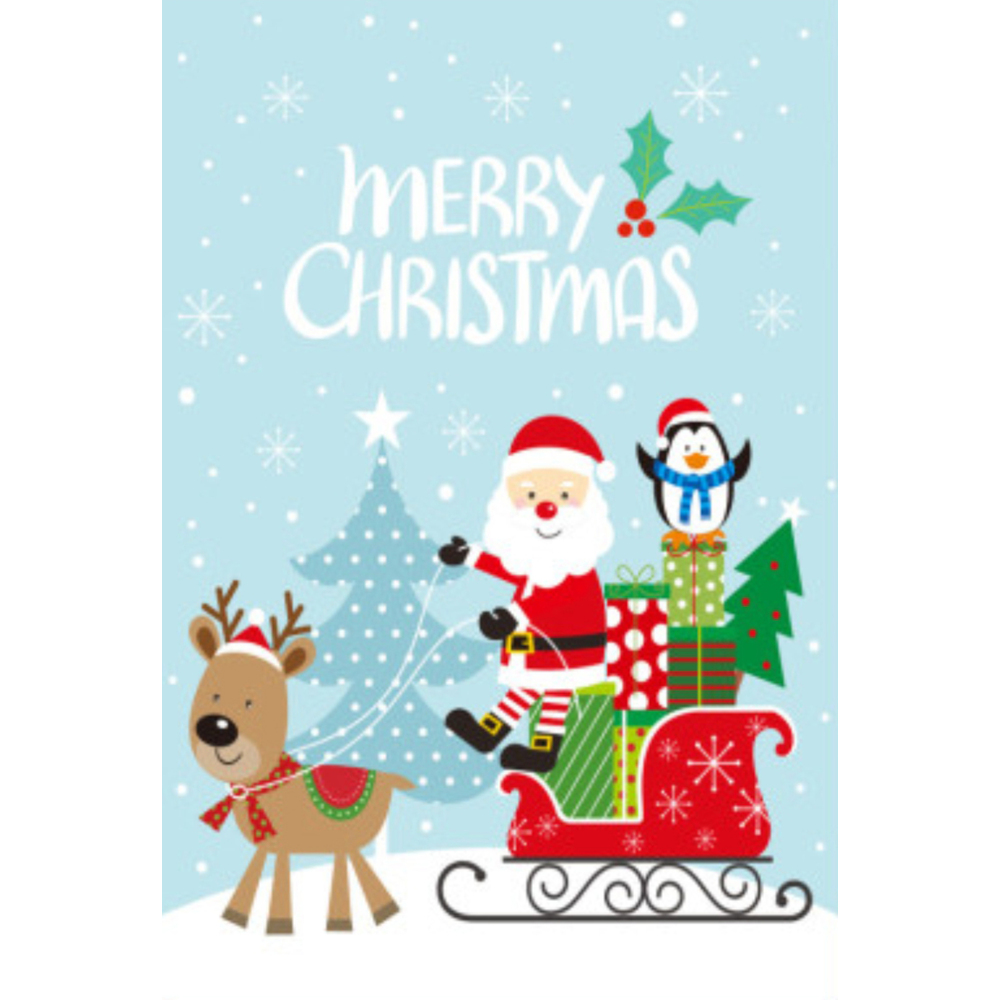 Weihnachtskarte Handmade aufklappbar mit Umschlag image number 11