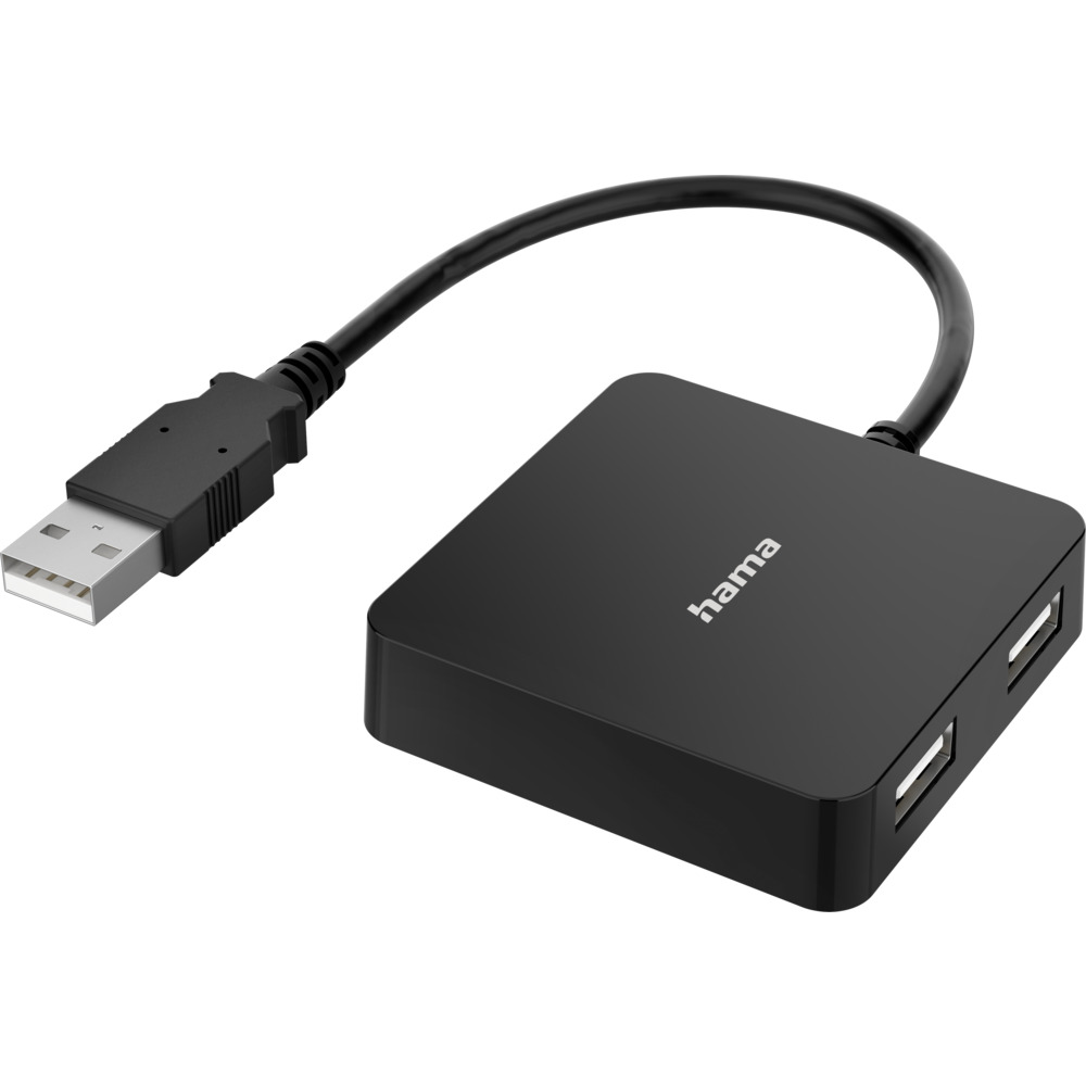 USB-Hub 480 Mbit/s mit 4 USB 2.0-Ports schwarz image number 0