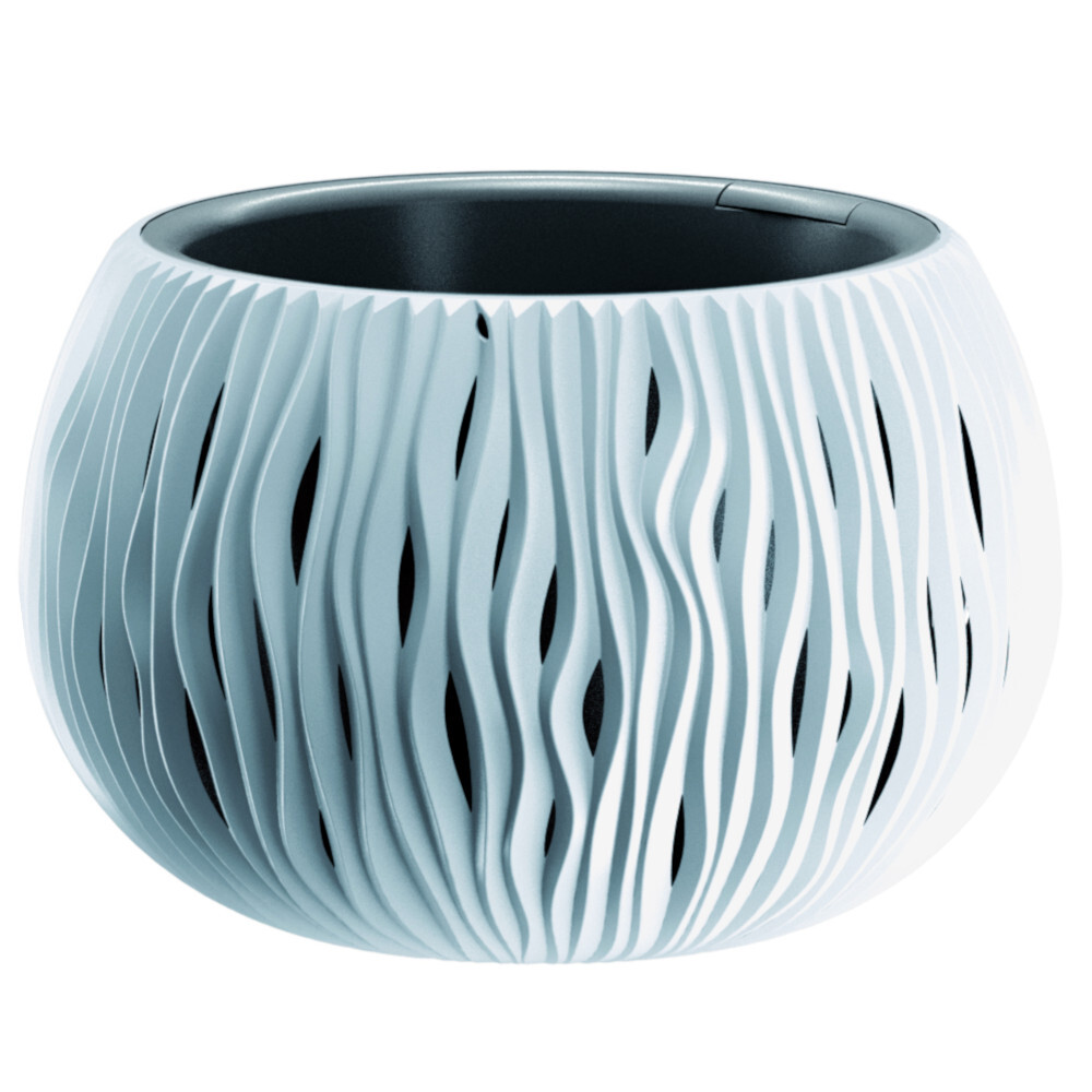 Prosperplast Blumentopf Sandy Bowl Ø 29 cm Weiß