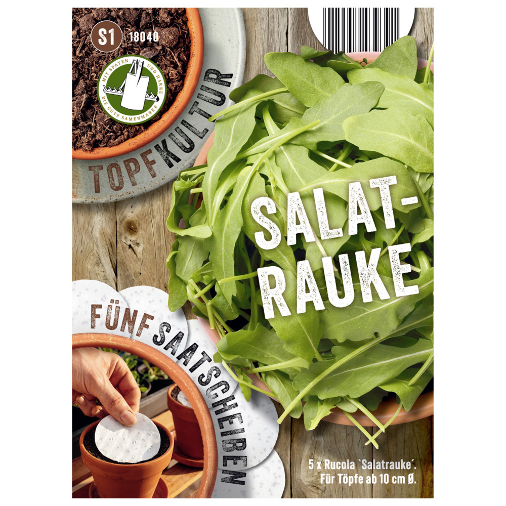 Saatscheiben Rucola „Salatrauke“ 5 Scheiben