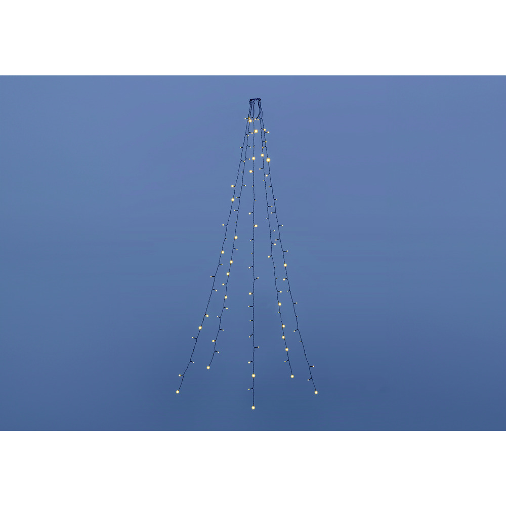 LED-Lichterkette für den Weihnachtsbaum mit 110 warmweißen LEDs image number 6