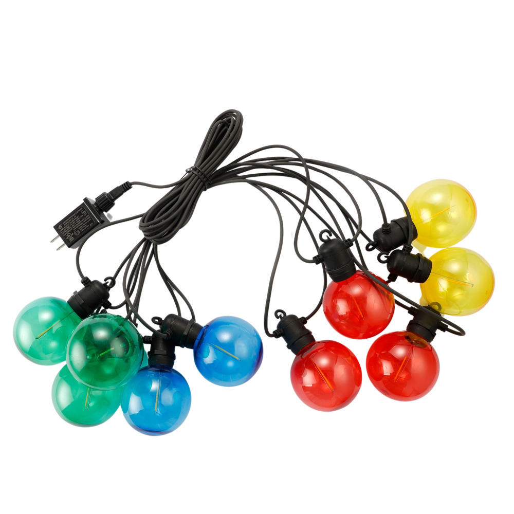 LED-Lichterkette 10 m multicolor mit 10 Birnen image number 2