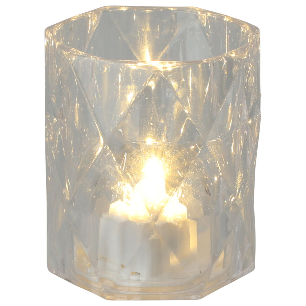 LED-Minilampe batteriebetrieben 6 cm transparent