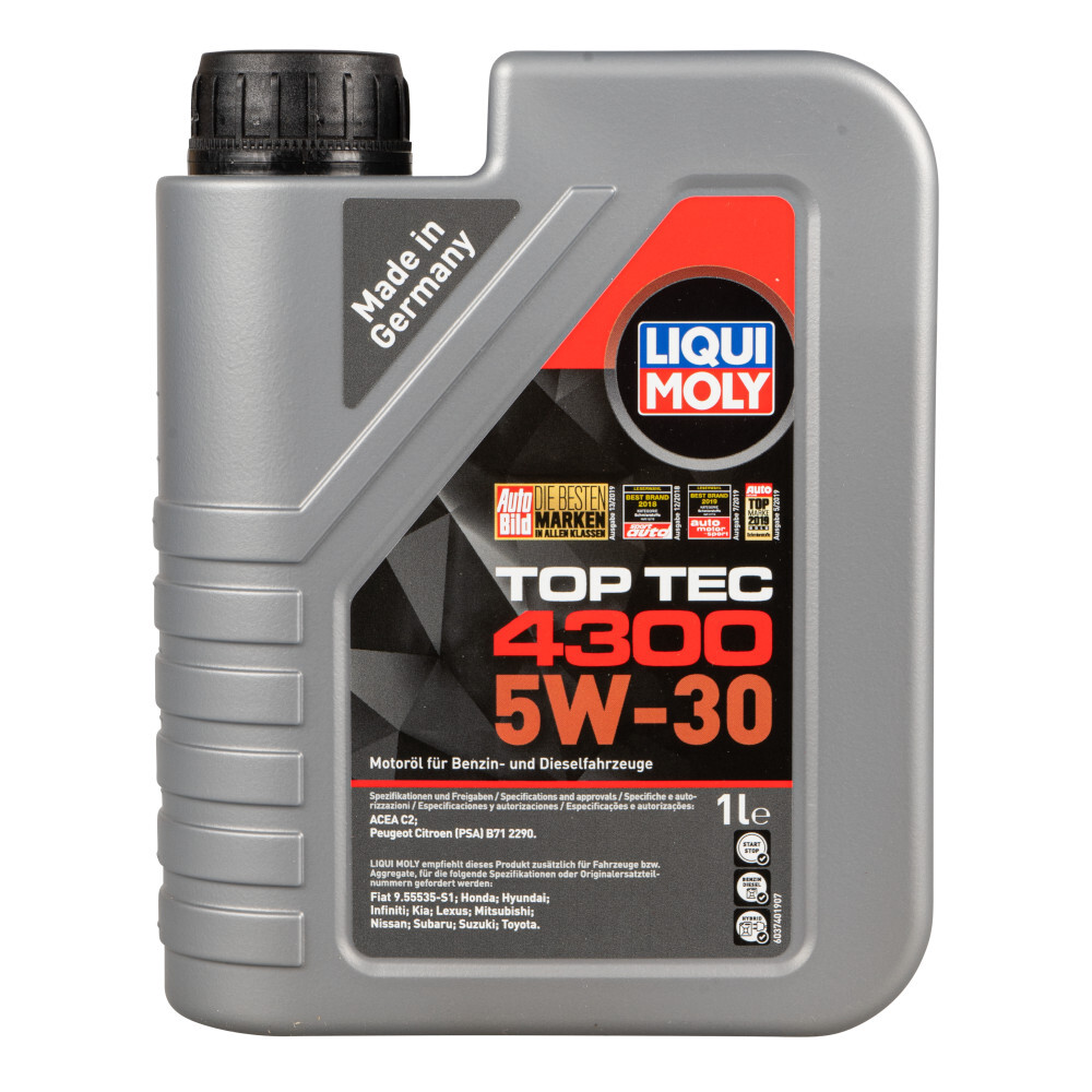 LIQUI MOLY 1 Liter Top Tec 4300 5W-30 Leichtlaufmotoröl image number 0