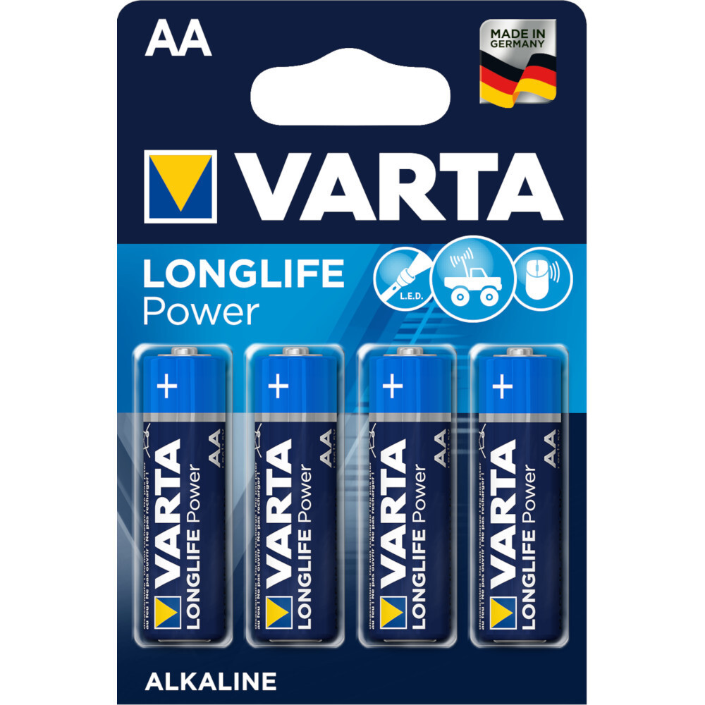 Varta Longlife Power 4906 LR6-AA Mignon 4 Stück