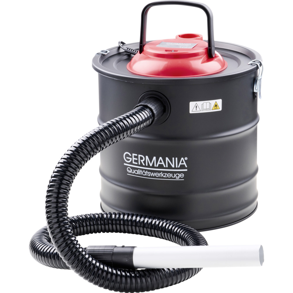 GERMANIA® Aschesauger 20 Liter aus Stahl 1200 W