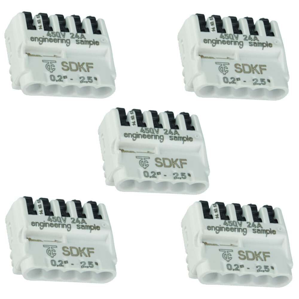 SDK-Abzweigverbinder Set 5-teilig, 5-polig, 0,2-0,25 mm²