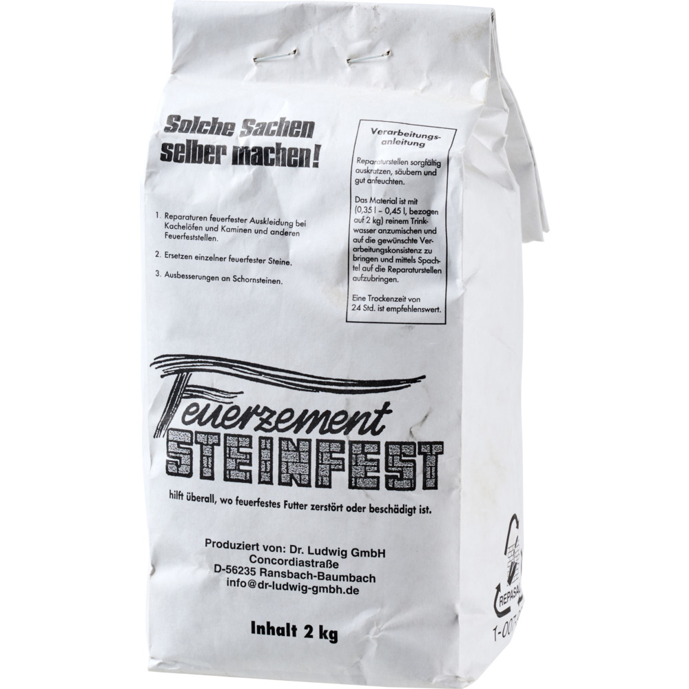 Feuerfester Zement 2 kg im Sack image number 0