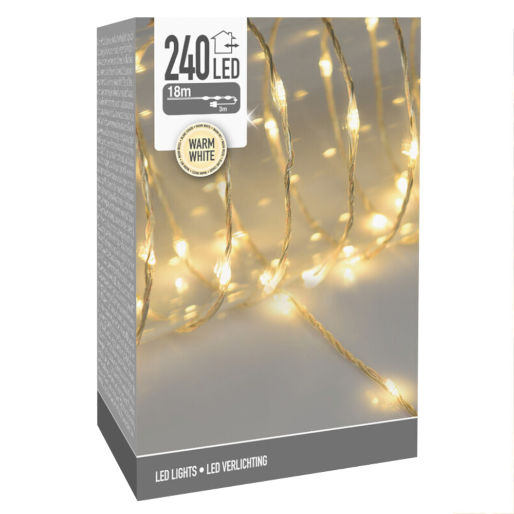 LED-Lichtschlauch 21 m mit 240 warmweißen LEDs image number 0