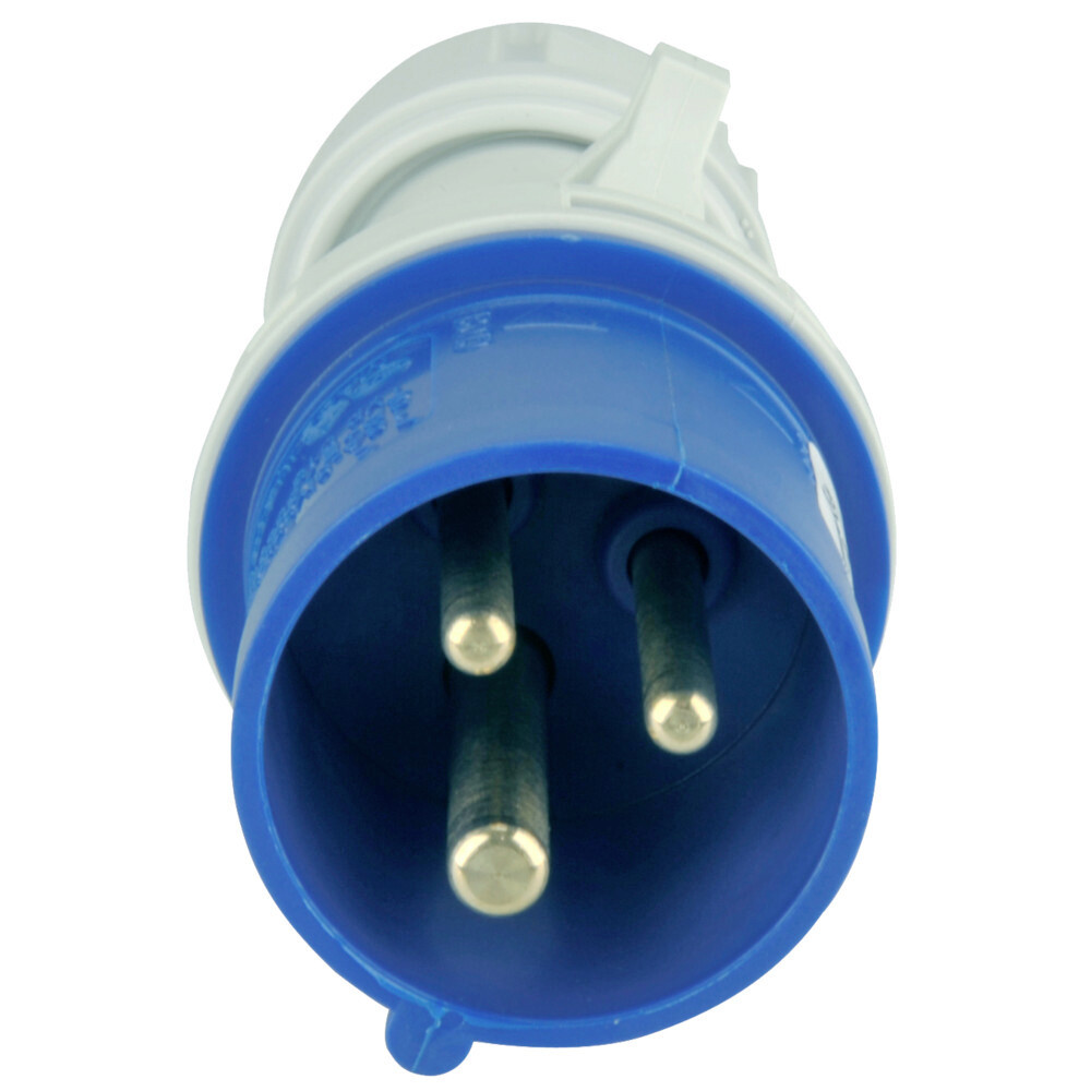 CEE Stecker 3-polig aus Kunststoff mit 250 V image number 1
