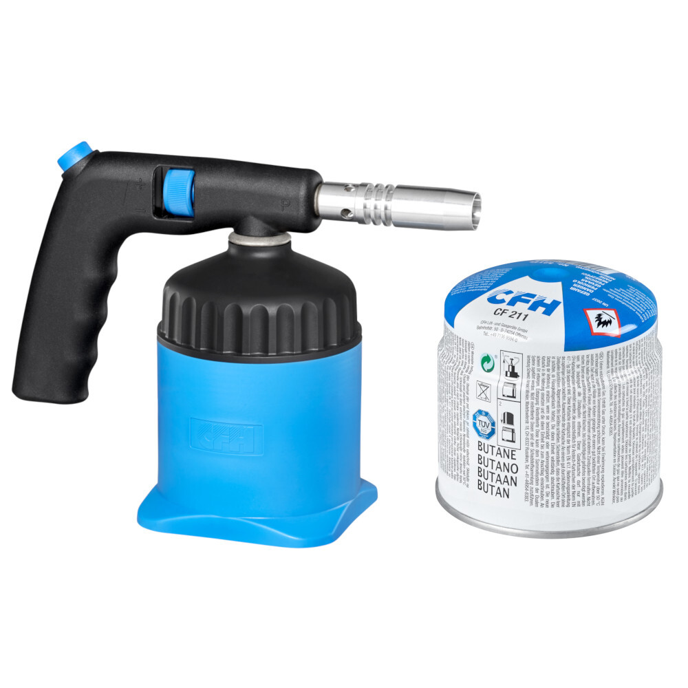 CFH Lötlampe Lötmeister PZ5000 inkl. Gaskartusche