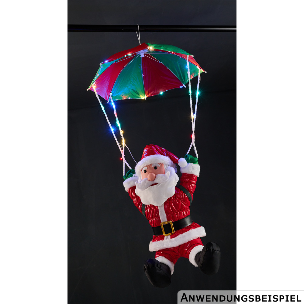 Weihnachtsmann mit LED-Fallschirm 90 cm image number 6